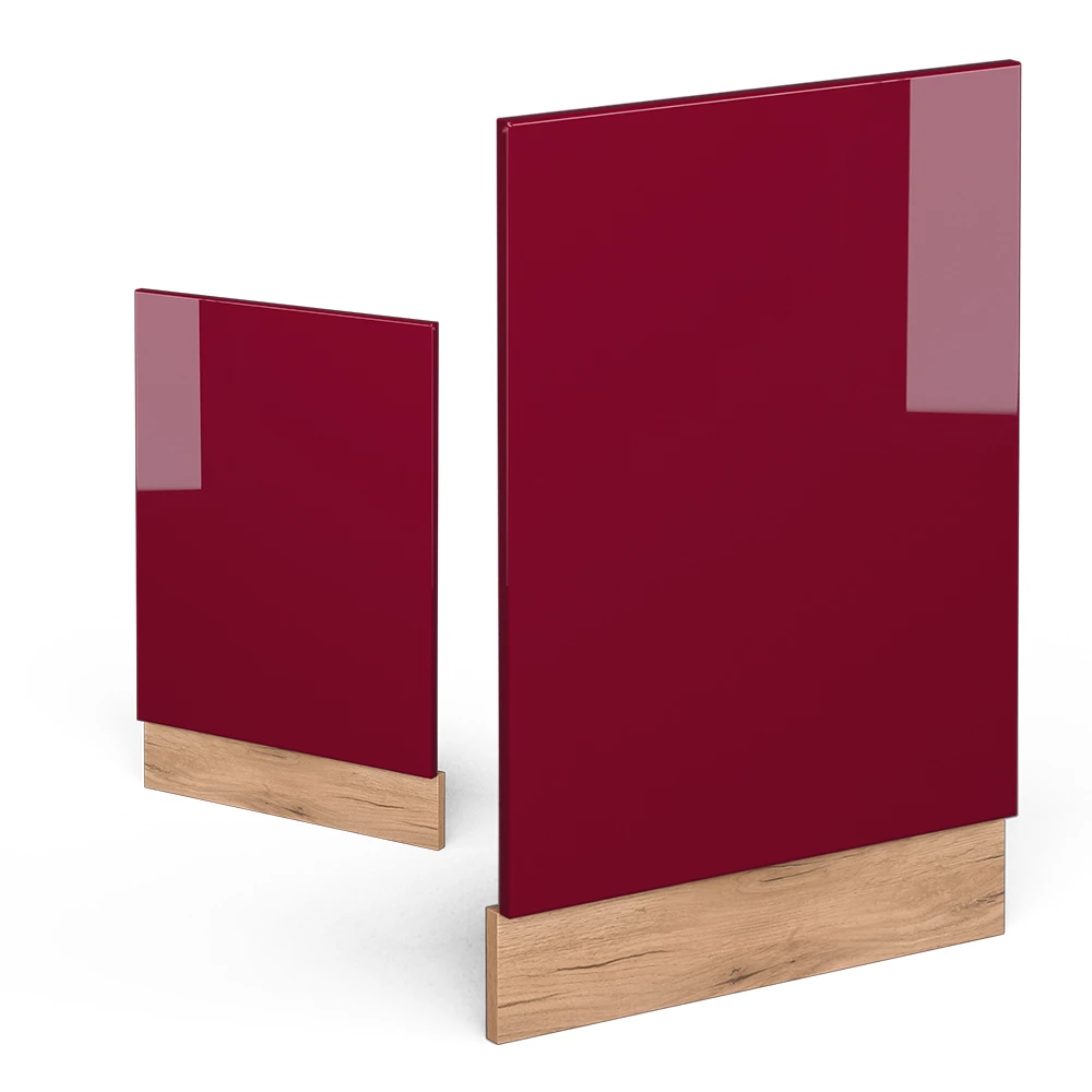 Vicco Front panel "R-Line", crveno/hrast Goldkraft, 45 cm ohne Arbeitsplatte