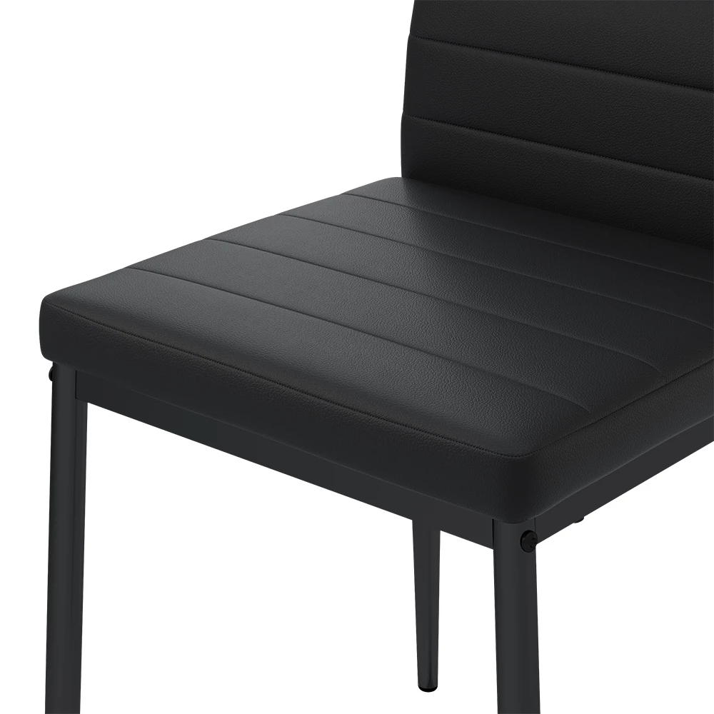 livinity® Esszimmerstuhl Schwarz 42.5 x 48 cm 6er Set, Grand