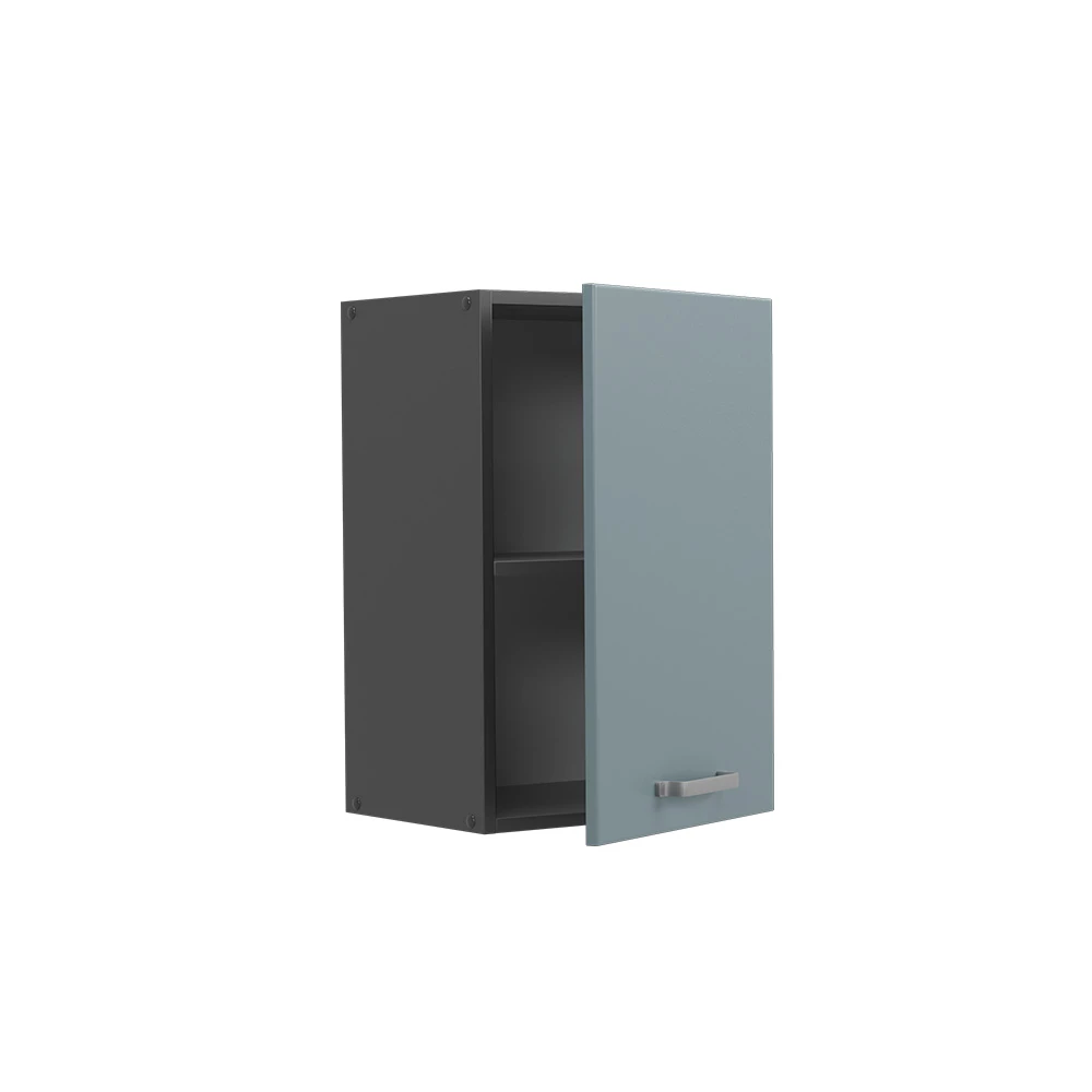 Vicco Hängeschrank "R-Line", Blau-Grau/Anthrazit, 40 cm