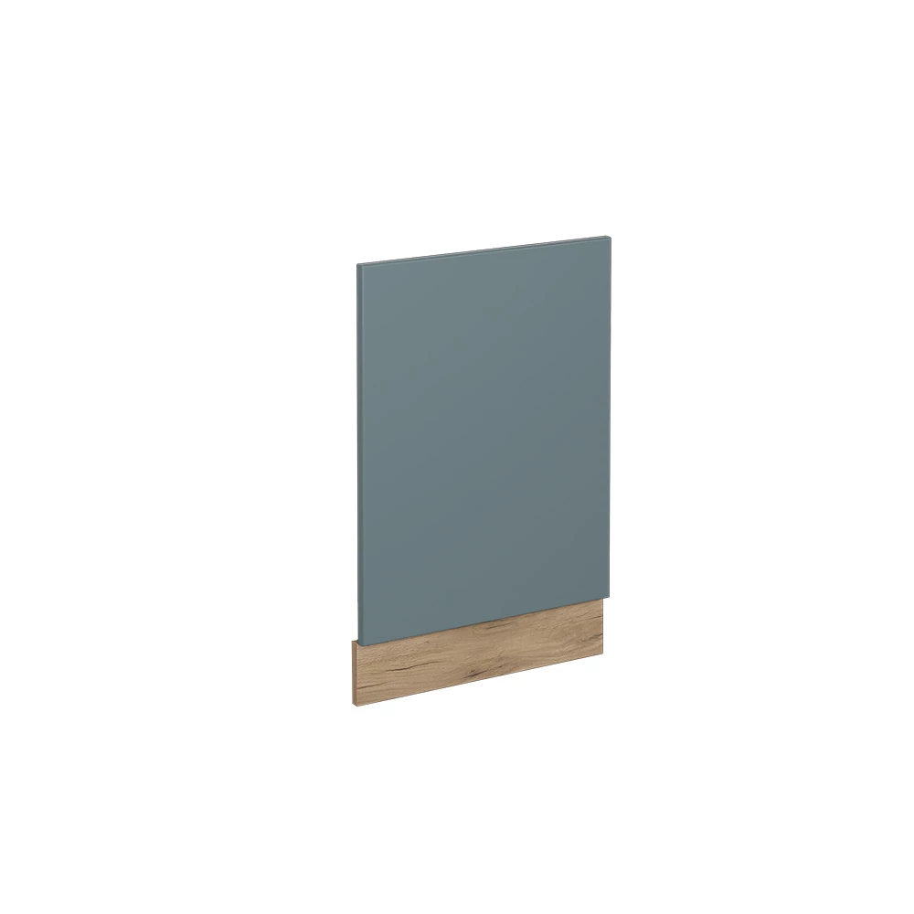 Frontblende in Blau-Grau auf weißem Hintergrund