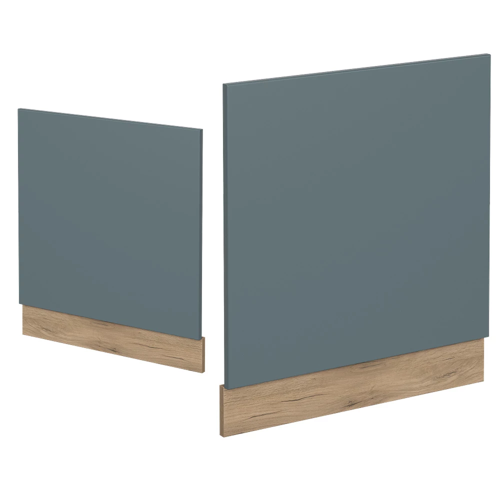 Vicco etupaneeli "R-Line", siniharmaa/Goldkraft tammi, 60 cm ilman työtasoa