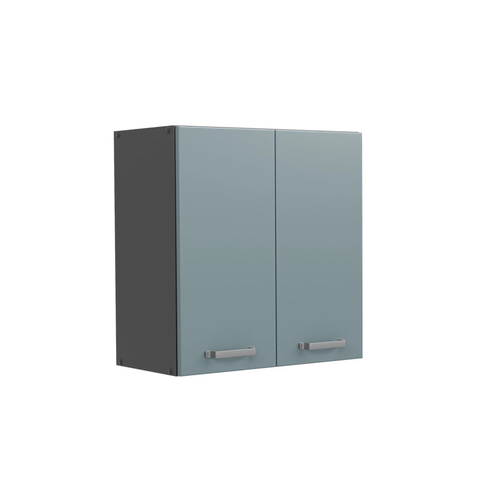 Vicco Hängeschrank "R-Line", Blau-Grau/Anthrazit, 60 cm