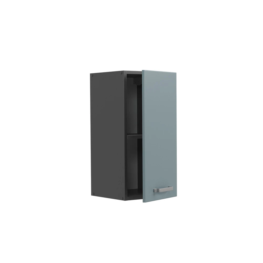 Vicco Hängeschrank "R-Line", Blau-Grau/Anthrazit, 30 cm