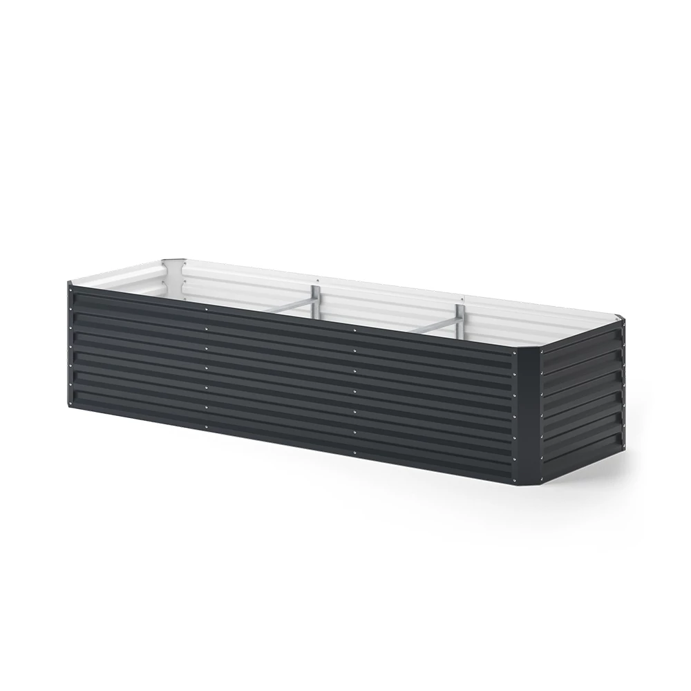 OK-Living Hochbeet Anthrazit 270 x 60 cm