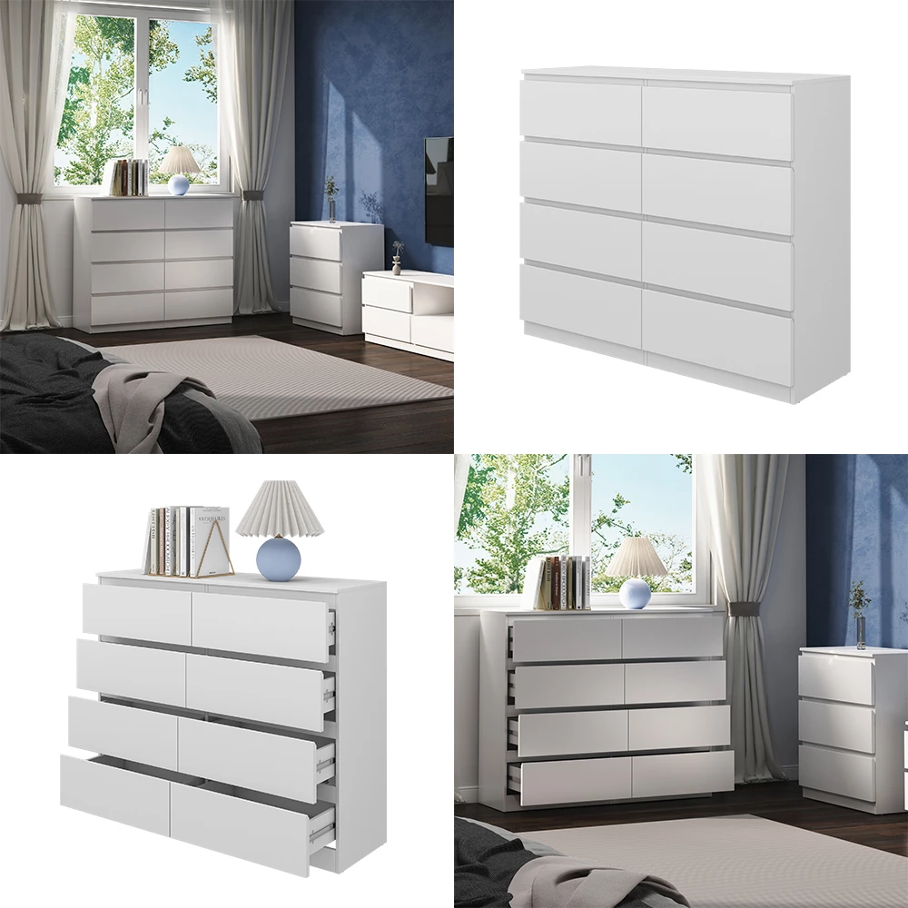 Kommode  Calisto Weiß 39 x 101.5 cm livinity®