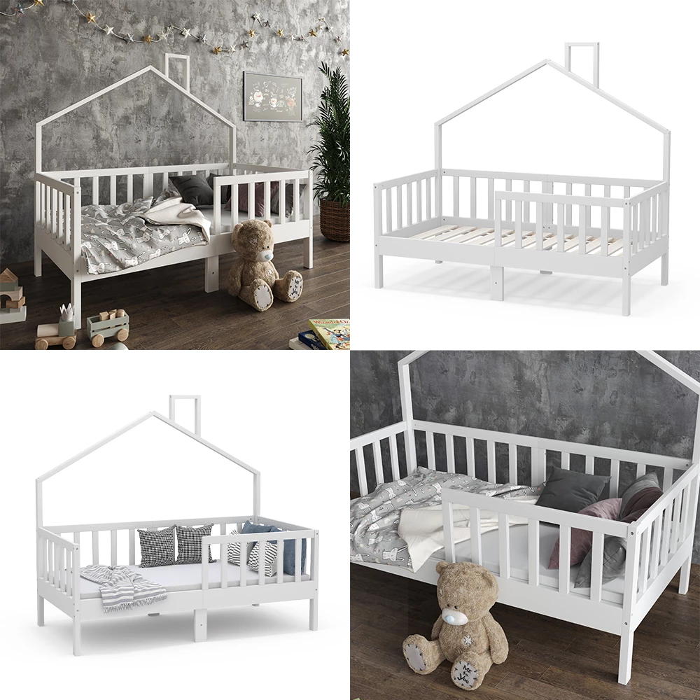 Vitalispa Letto per bambini Bianco 70x140 cm, Justus