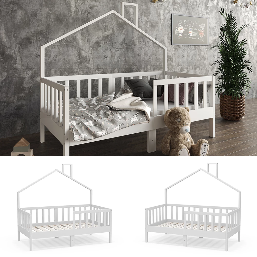 Vitalispa Letto per bambini Bianco 70x140 cm, Justus