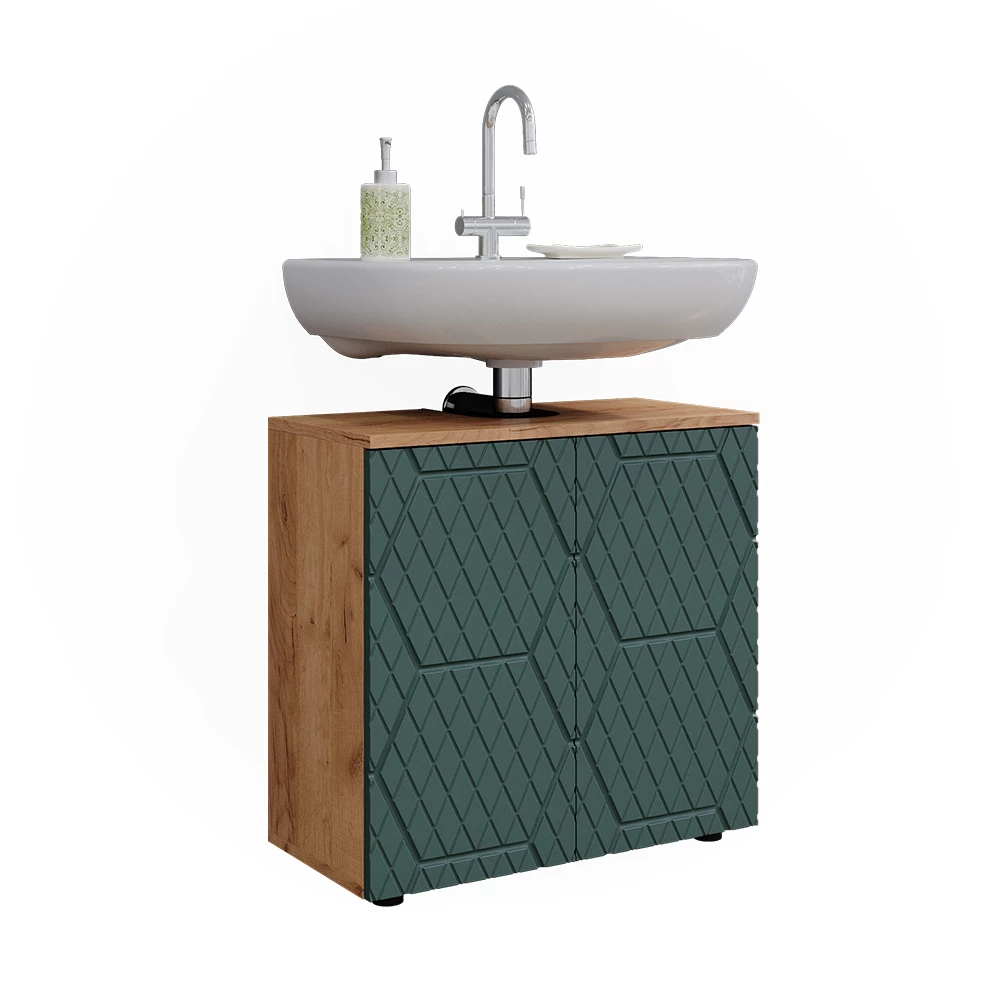 Vicco Badmeubel Groen 60 x 59 cm, Irma