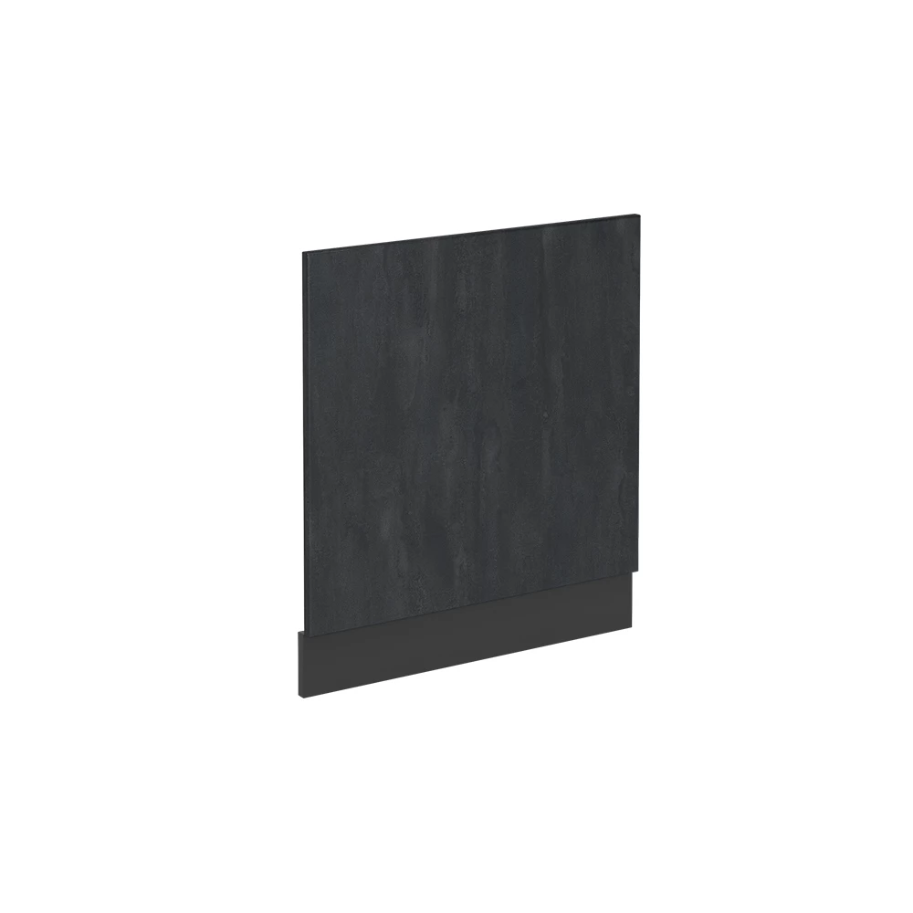 Vicco Küchenmöbel Schwarz Beton 60 cm ohne Arbeitsplatte, R-Line
