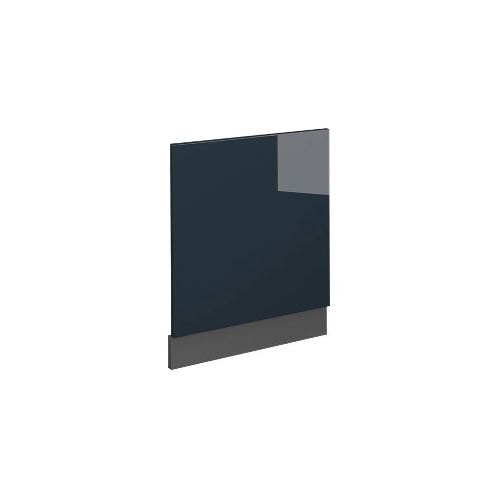 Vicco Façade de lave-vaisselle Bleu foncé brillant 60cm, Fame-Line