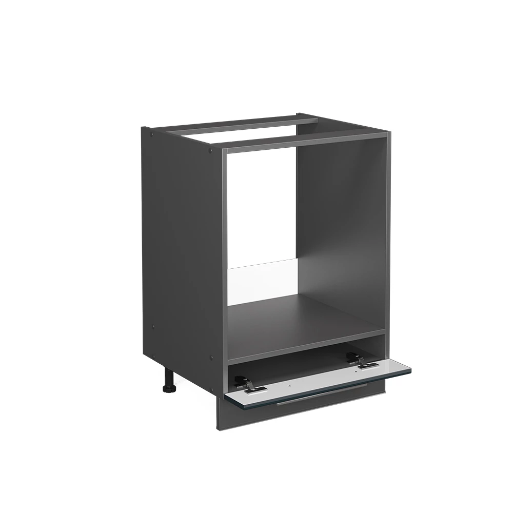 Vicco Kitchen cabinets Dark blue high gloss 60 cm without worktop, Fame-Line