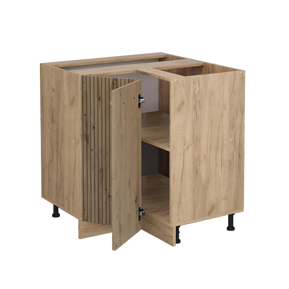 Vicco Mobile ad angolo cucina Rovere artigianale 75.6 cm senza piano di lavoro, R-Line