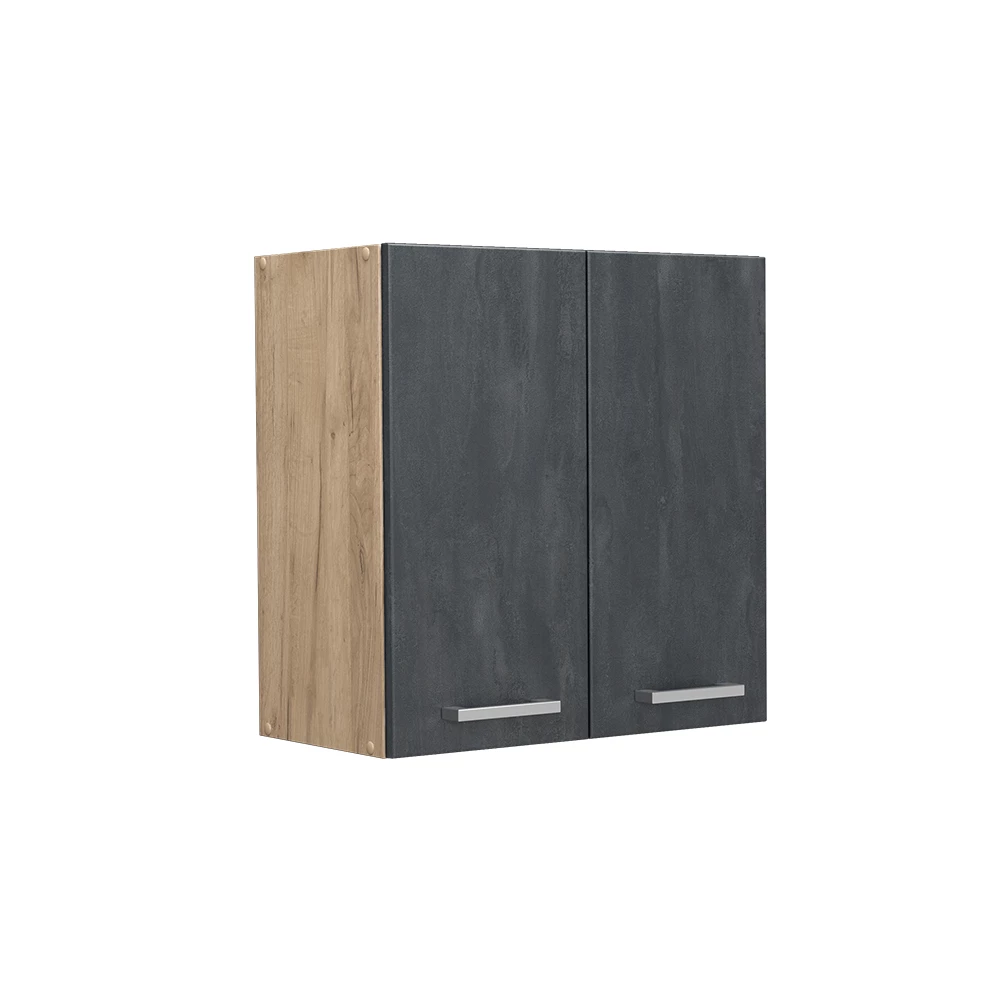 Vicco Pensile da cucina Calcestruzzo nero 60 cm, R-Line