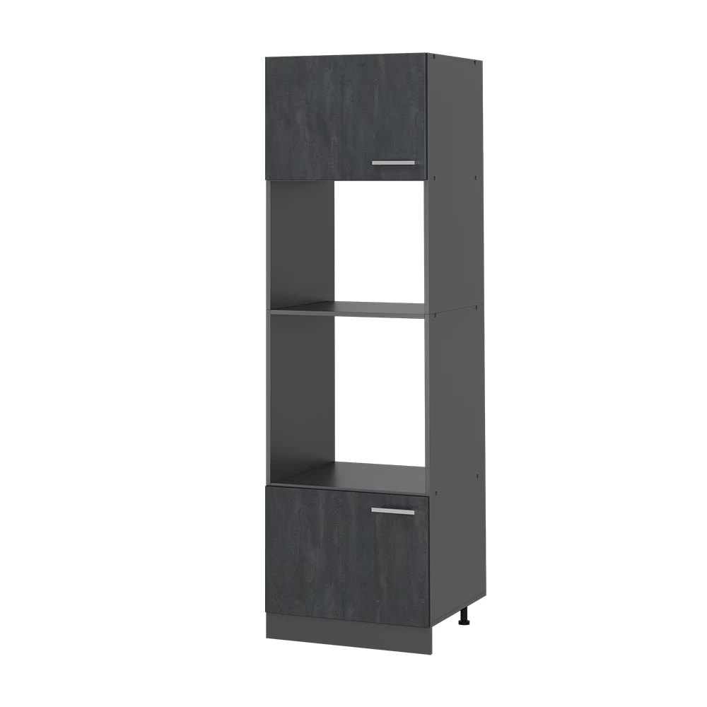 Vicco Küchenmöbel Schwarz Beton 60 cm, R-Line