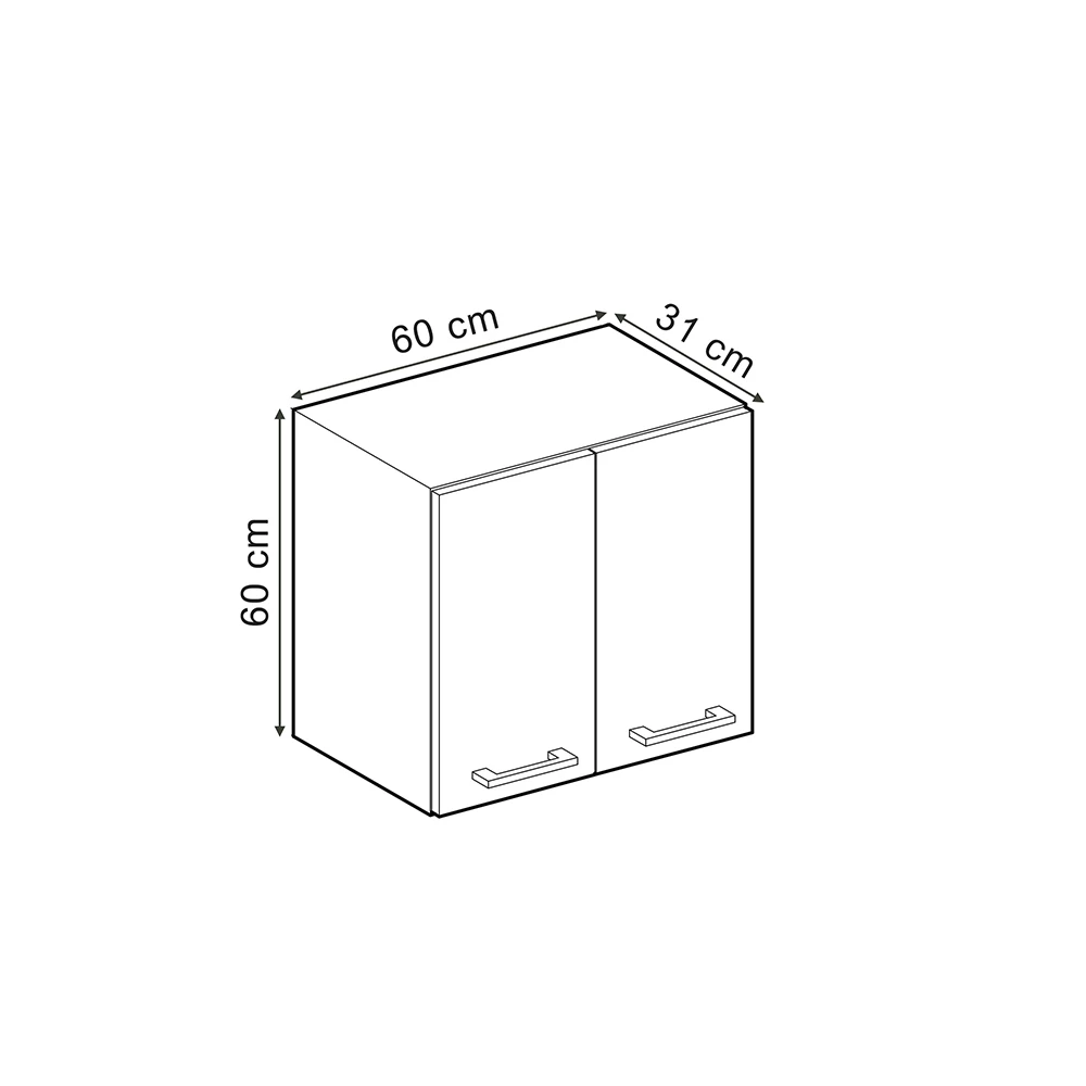 Vicco Věšák na stěnu Beton 60 cm, R-Line