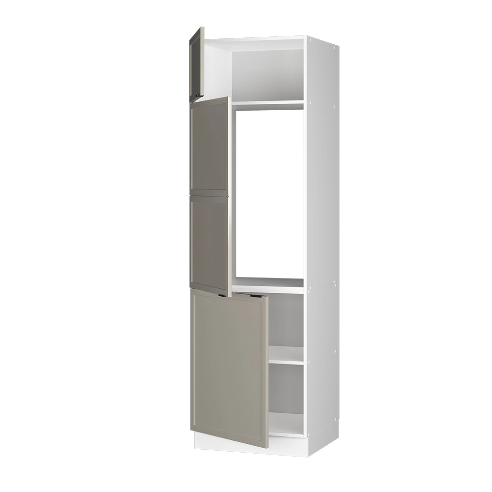 Armário para frigorífico in CinzaBege on white background