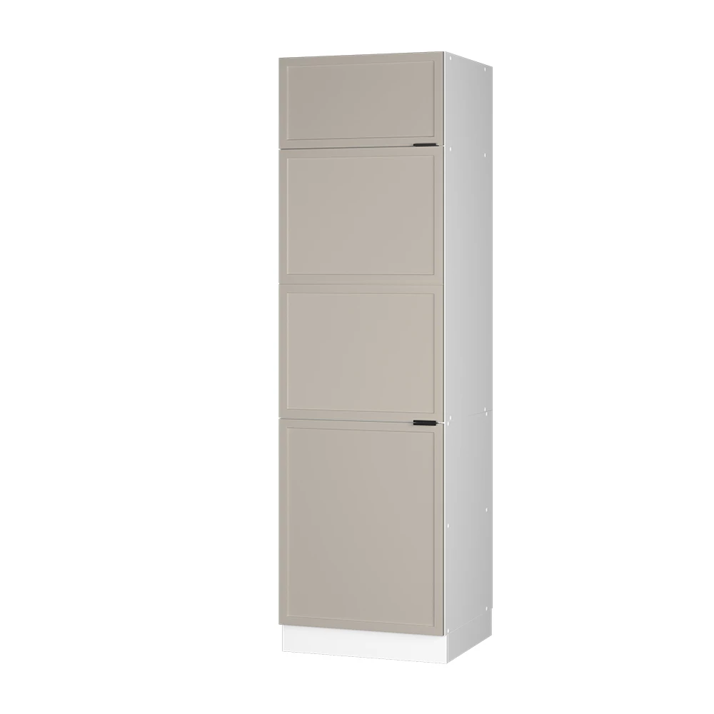 Armário para frigorífico in CinzaBege on white background