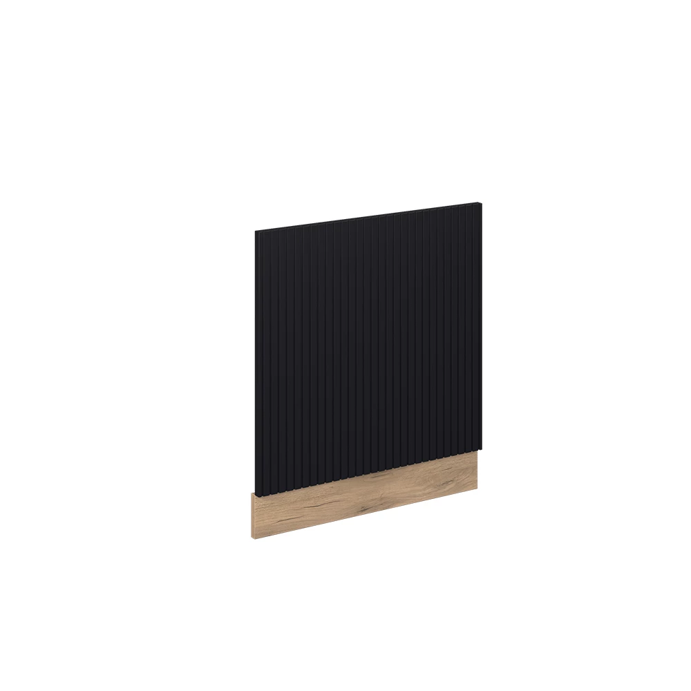 Pannello frontale in Nero a righe su sfondo bianco