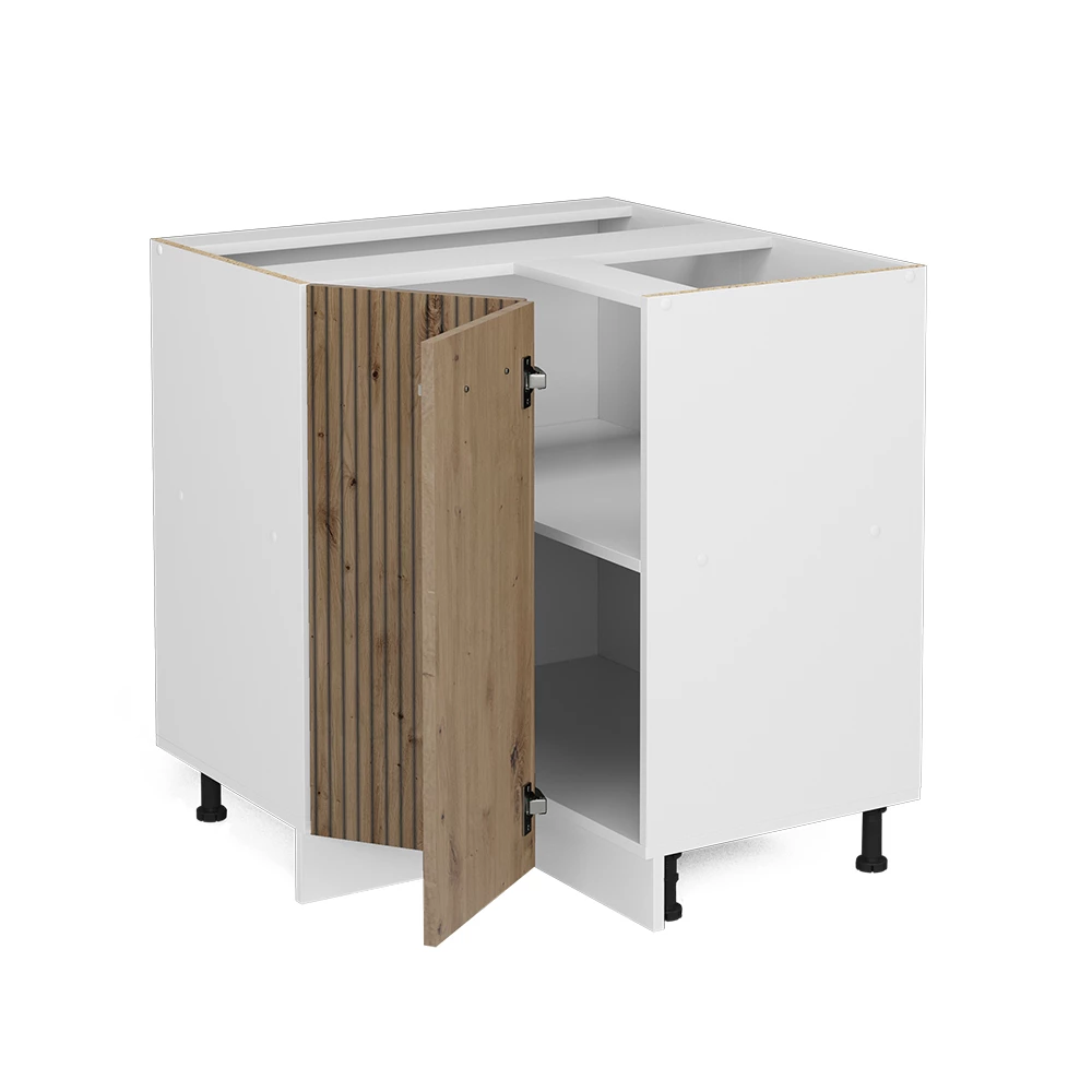 Vicco Hoekkast Artisanaal eiken 75.6 cm zonder werkblad, R-Line