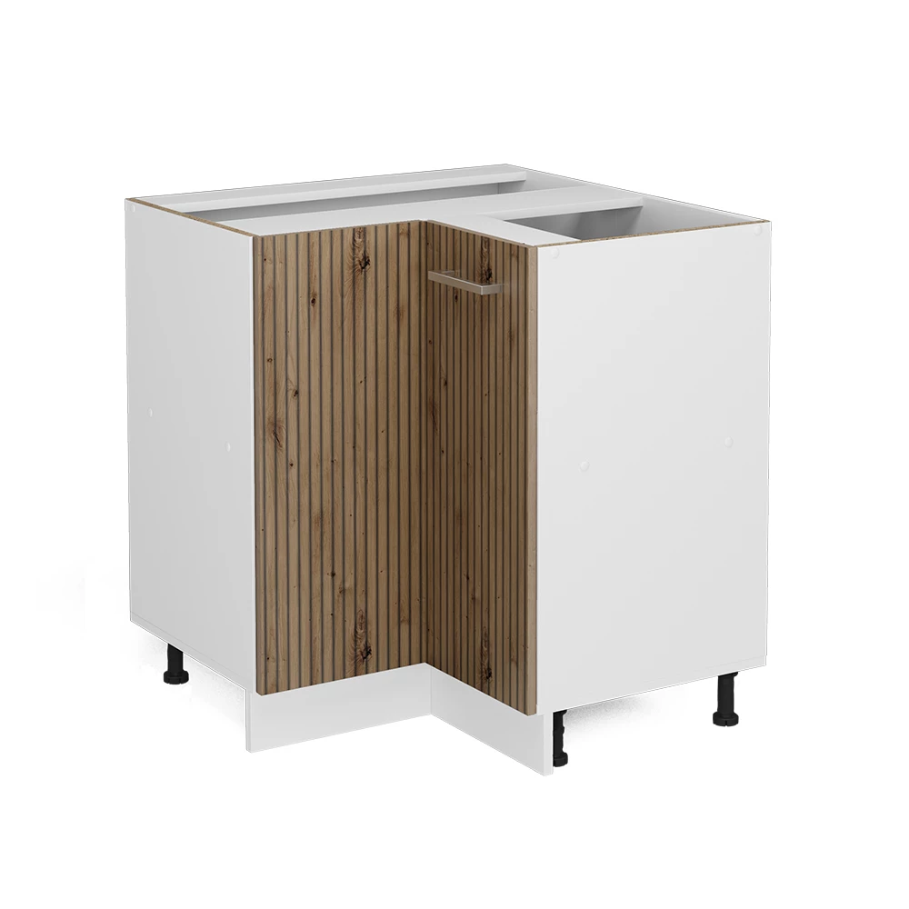 Vicco Hoekkast Artisanaal eiken 75.6 cm zonder werkblad, R-Line