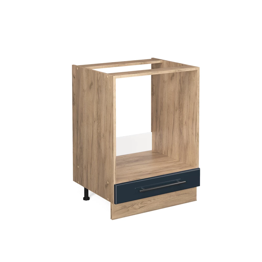 Vicco Kitchen cabinets Dark blue high gloss 60 cm without worktop, Fame-Line