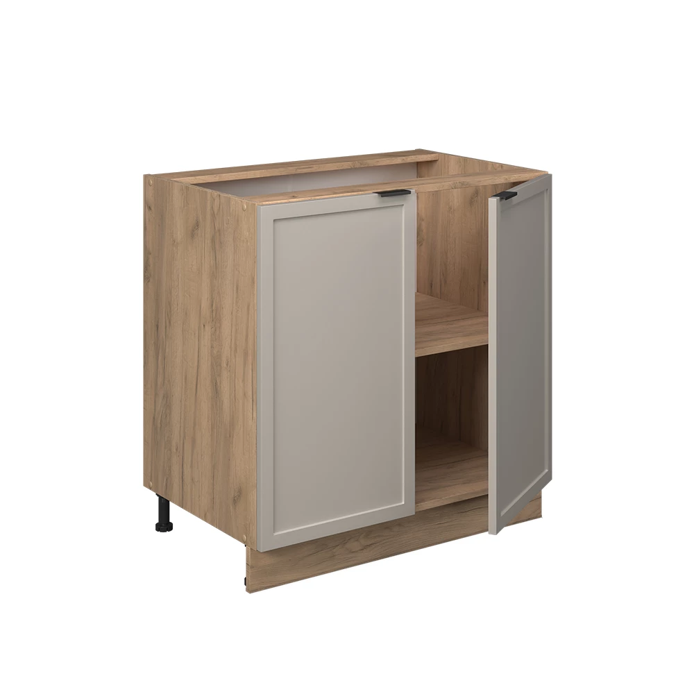 Keukenonderkast in GrijsBeige shown in ambient setting with decoration