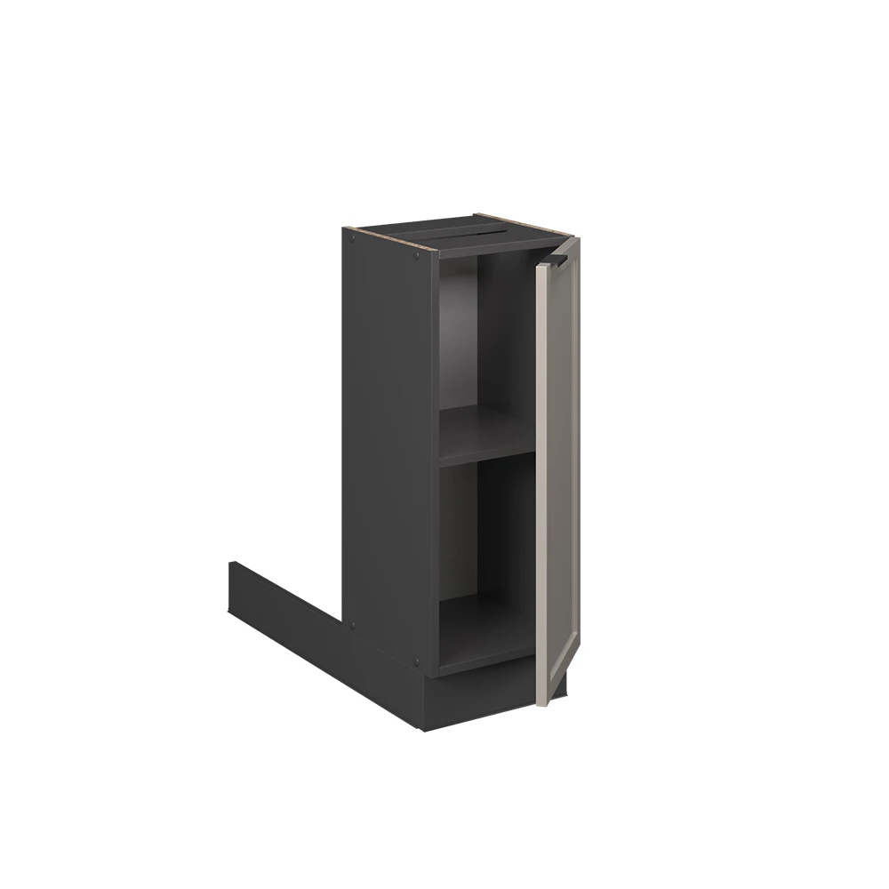 Vicco Isla de cocina "Fame-Line", GrisBeige, 30 cm sin encimera