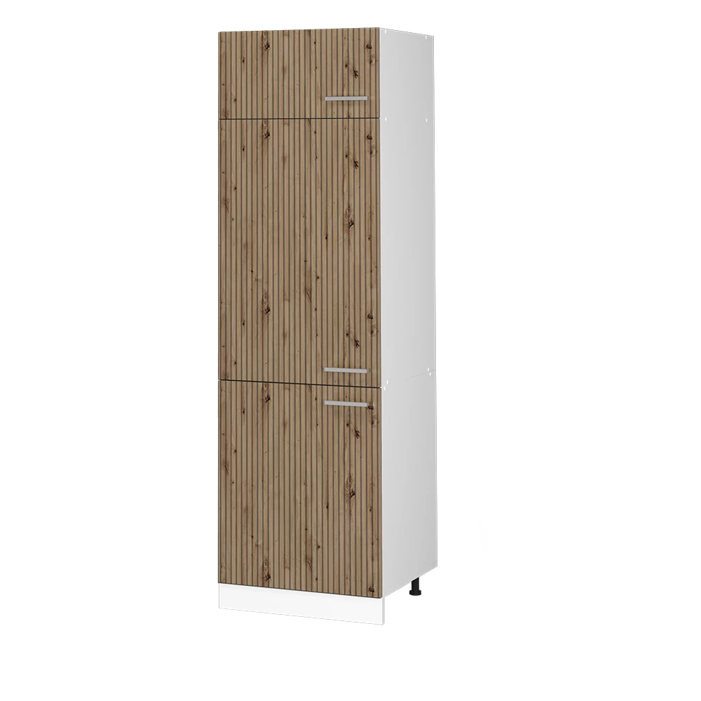 en.casa] Ombouwkast Askersund voor wasmachine 160x66x34 cm - 2