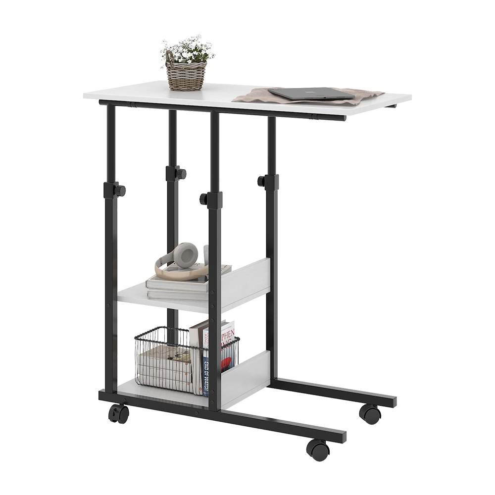 Szalonasztal  Fehér színben fehér háttéren dekoratív elemekkel