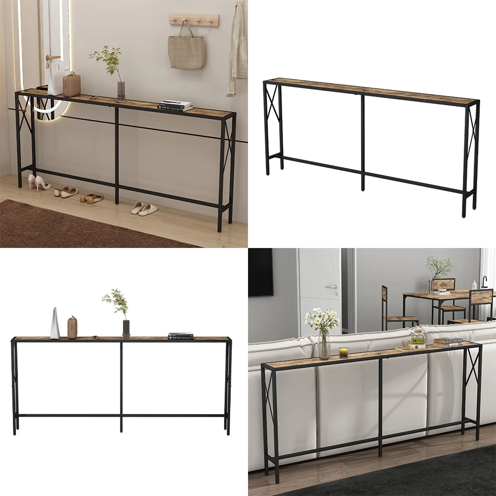 Konsolentisch Lima Eiche rustikal 174 x 77 cm livinity®