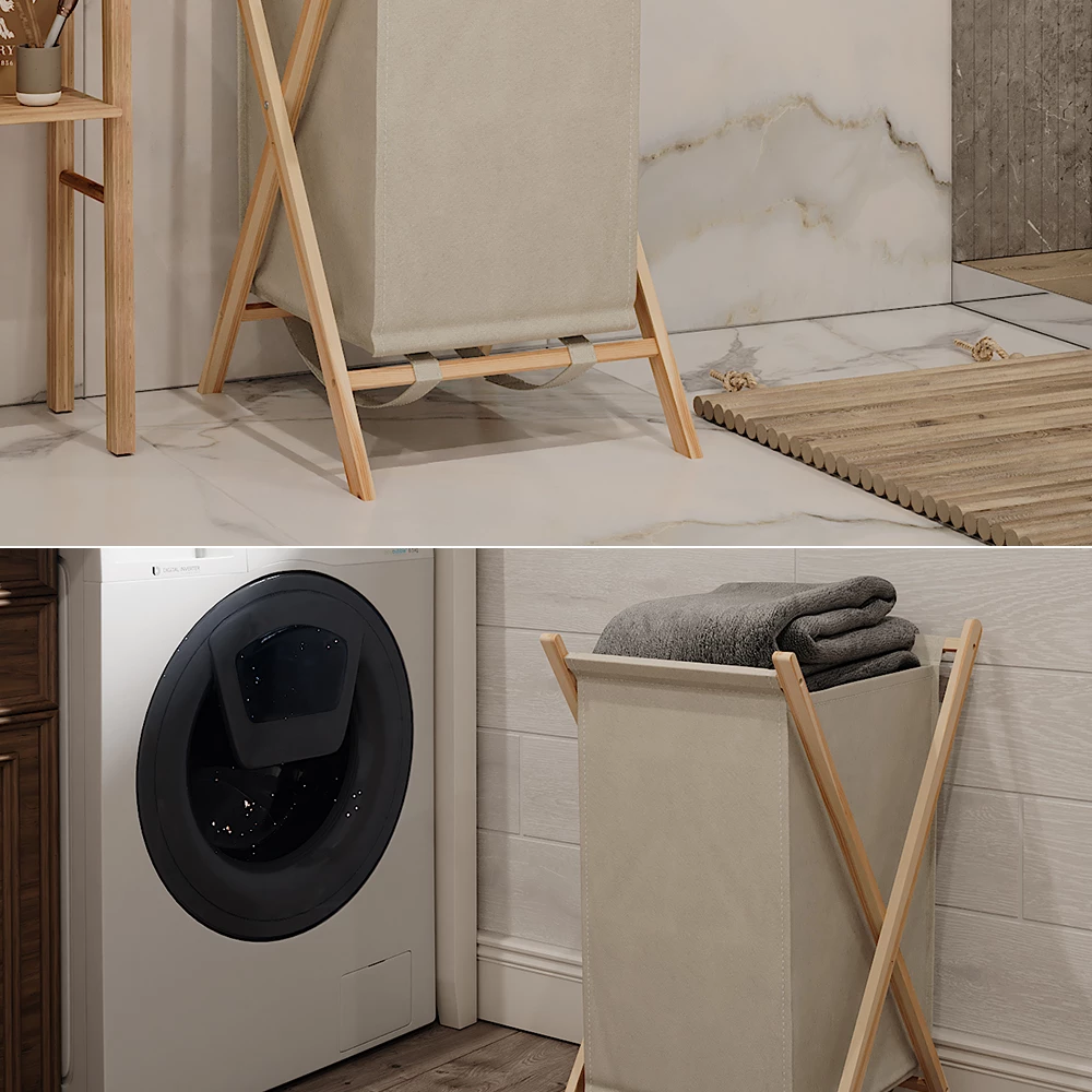 Vicco Wasmand Beige 40 x 64 cm, Bruno