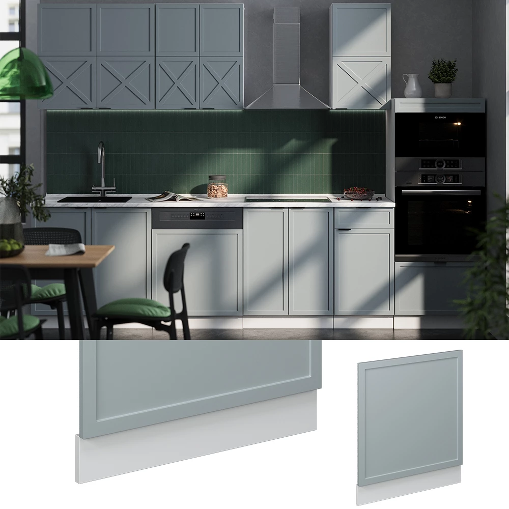 Etupaneeli in Vaalean siniharmaa on white background