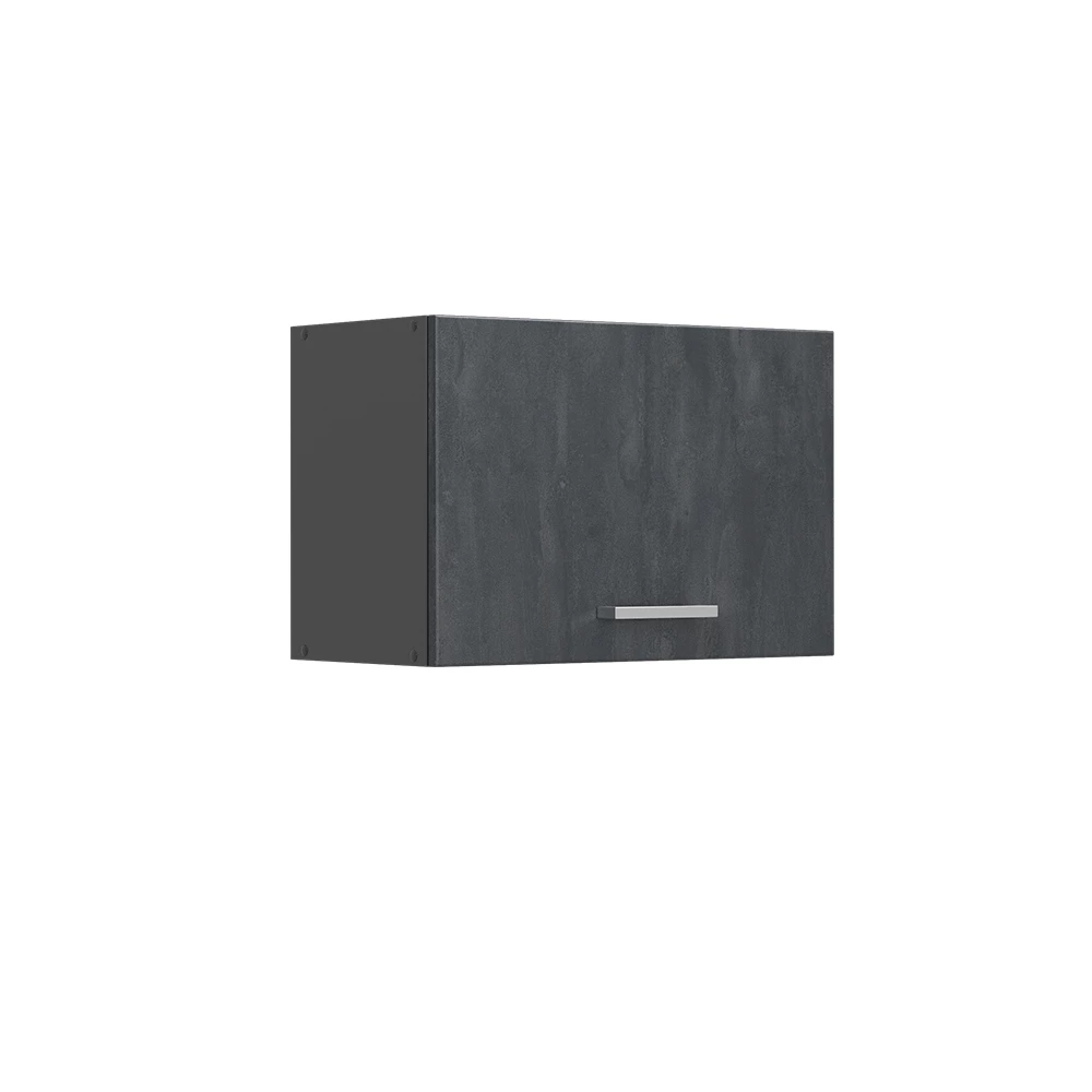 Vicco Fali szekrény Fekete beton 60 cm Lapos, R-Line