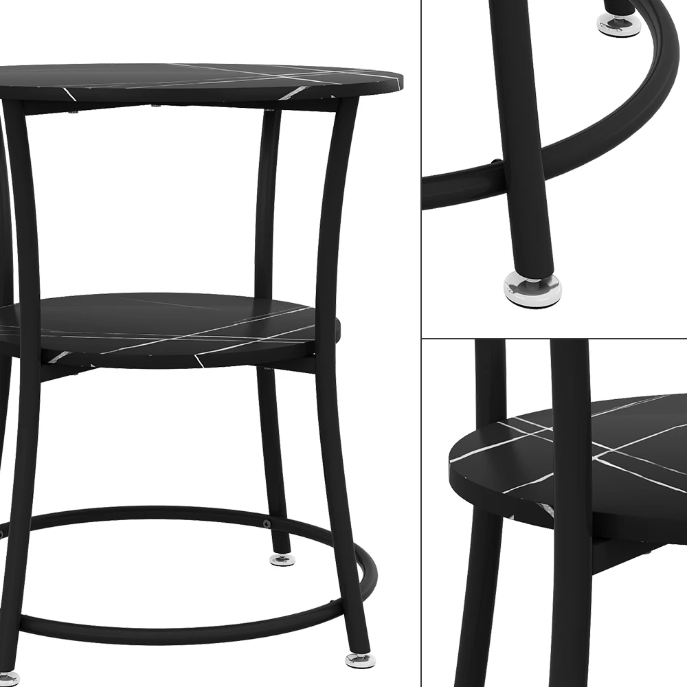 Nahaufnahme von Couchtisch in Marmor, zeigt Design- und Oberflächendetails