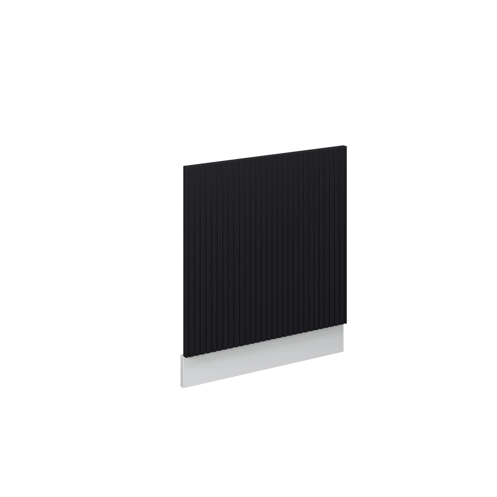 Pannello frontale in Nero a righe su sfondo bianco