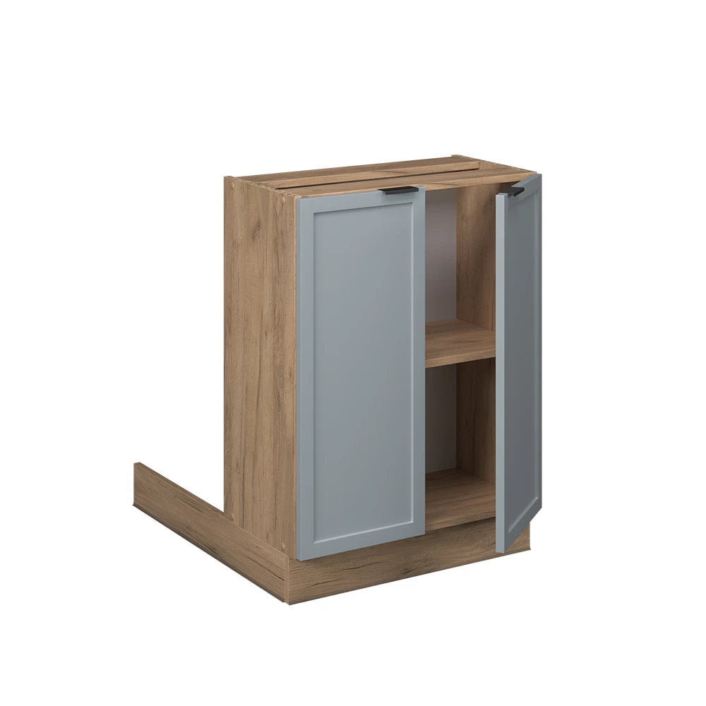Vicco Isola cucina "Fame-Line", Blu-grigio chiaro, 60 cm senza piano di lavoro