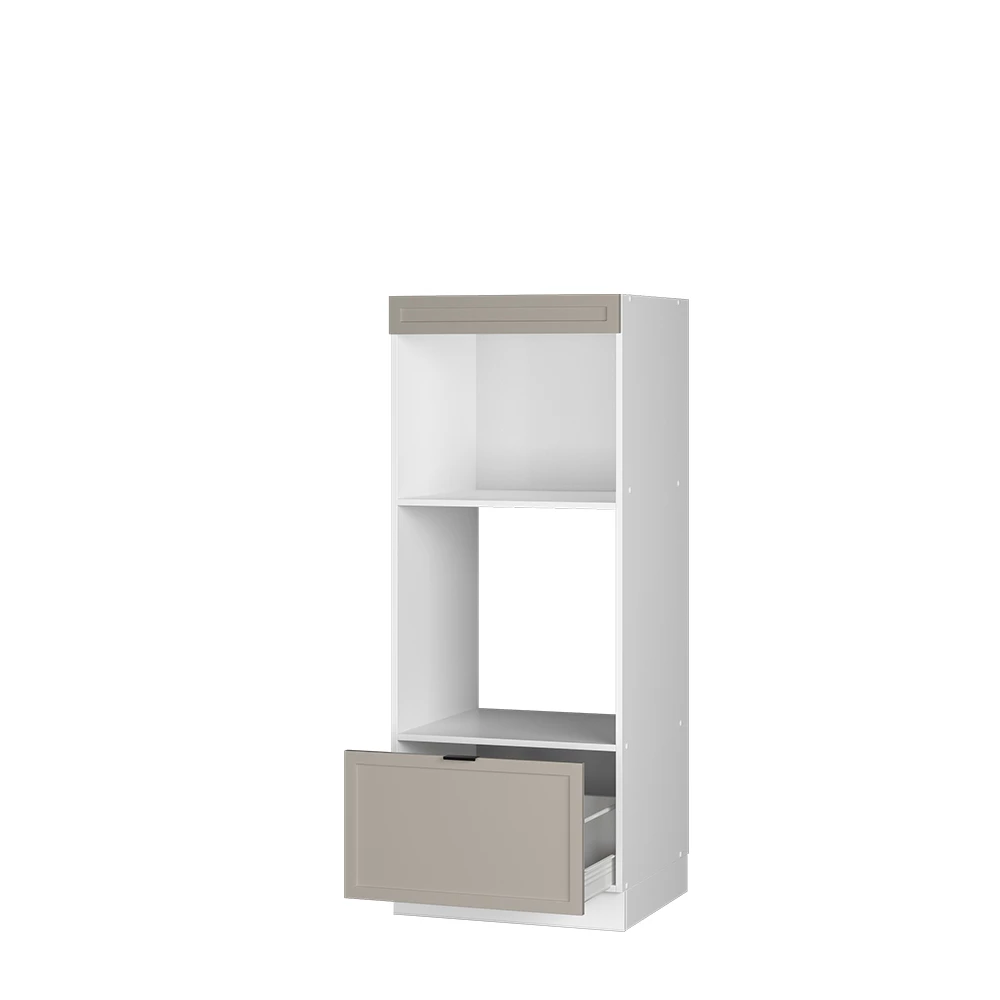Dulap pentru microunde Vicco "Fame-Line", gri-bej, deschis 60 cm