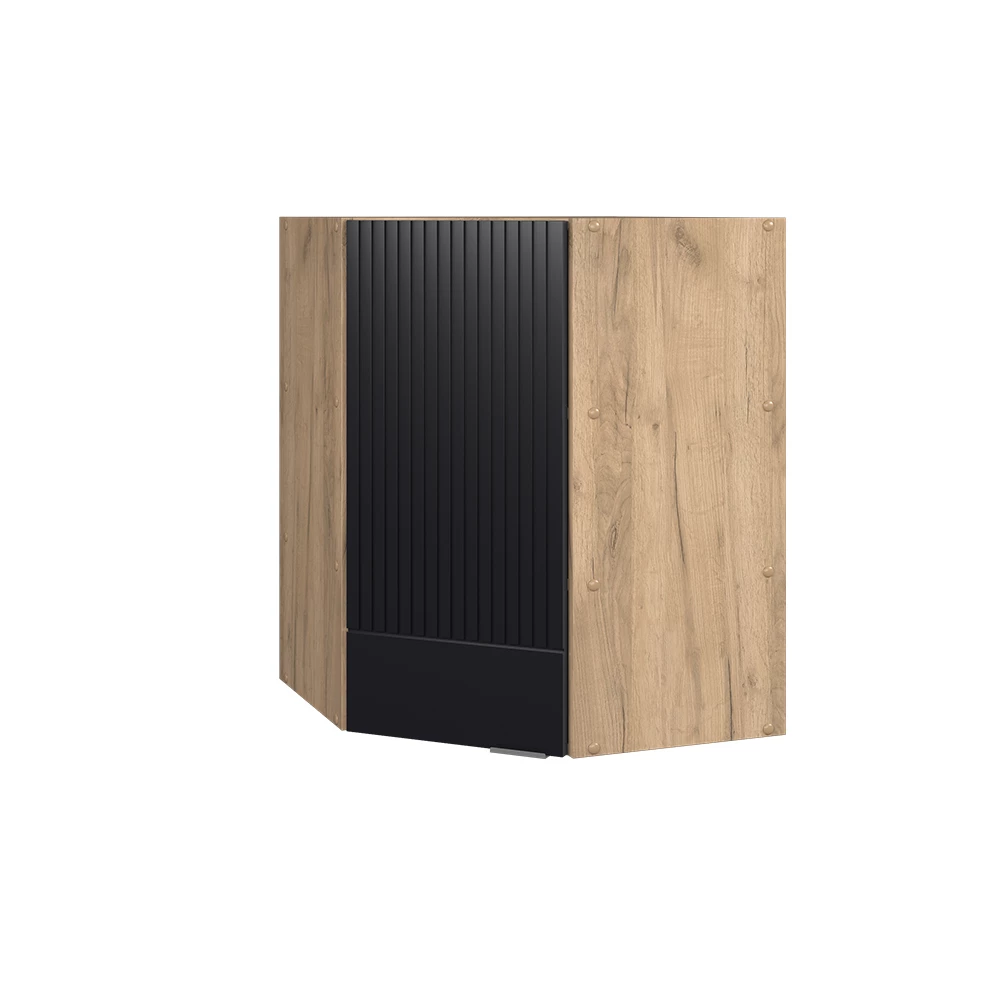 Dulap de perete de colț Vicco "Fame-Line", dungi negre, 57 cm