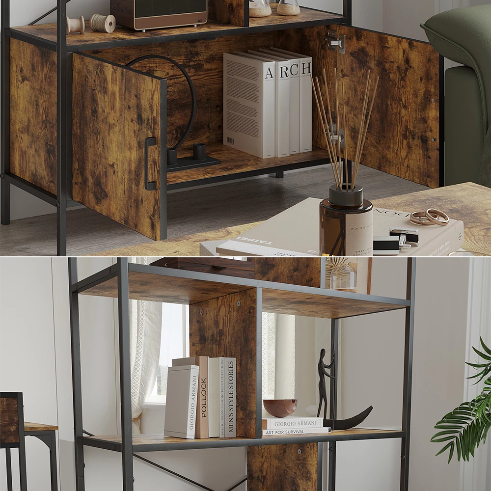 Vicco Rumdeler Rustikt egetræ 80 x 146.5 cm med 2 døre, Fyrk