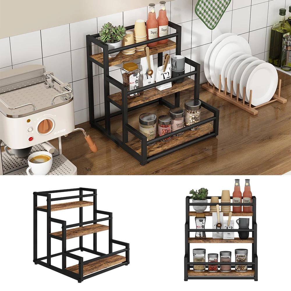 Vicco Etagère de cuisine Chêne rustique 33x34cm, Fyrk