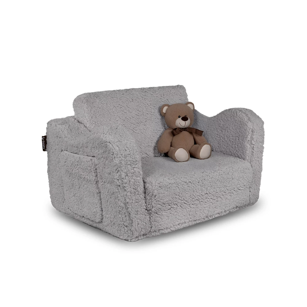 Vicco Børnelænestole Grå 60 x 36 cm Fold-ud, Conni