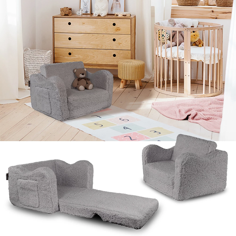 Vicco Lasten nojatuolit Harmaa 60x36 cmTaitettava, Conni