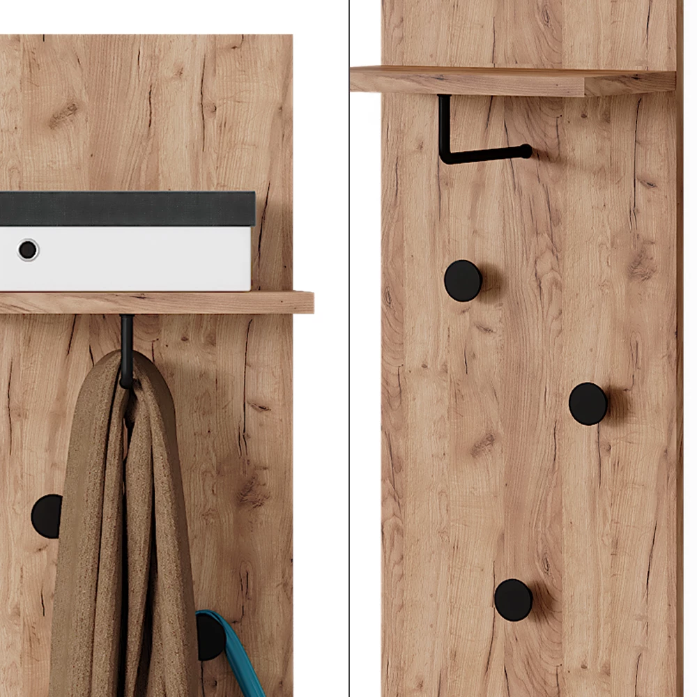 Close-up of Vaateteline in Goldkraft tammi, showing design and surface details