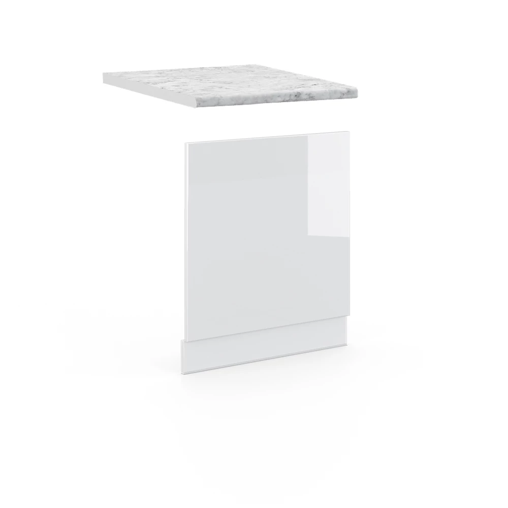 Pannello frontale in Bianco lucido su sfondo bianco