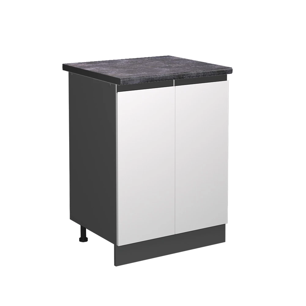 Vicco Kuhinjska omarica Bela 60 cm , DP Antracit, R-Line