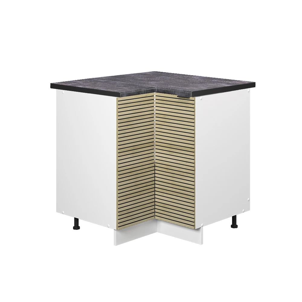 Vicco Hörnskåp Ekpanel 80.5cm, AP Antracit, Fame-Line