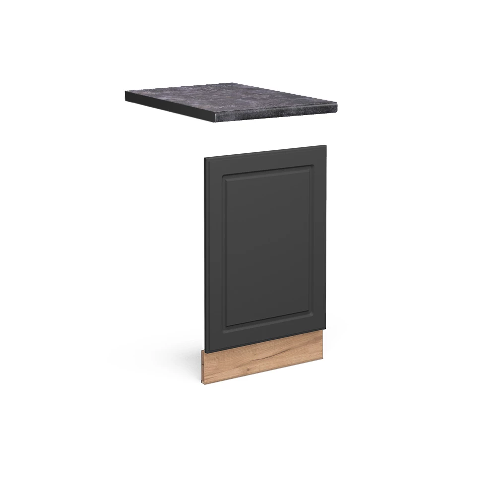 Vicco Frontpanel Antracit guld 45cm, Fame-Line