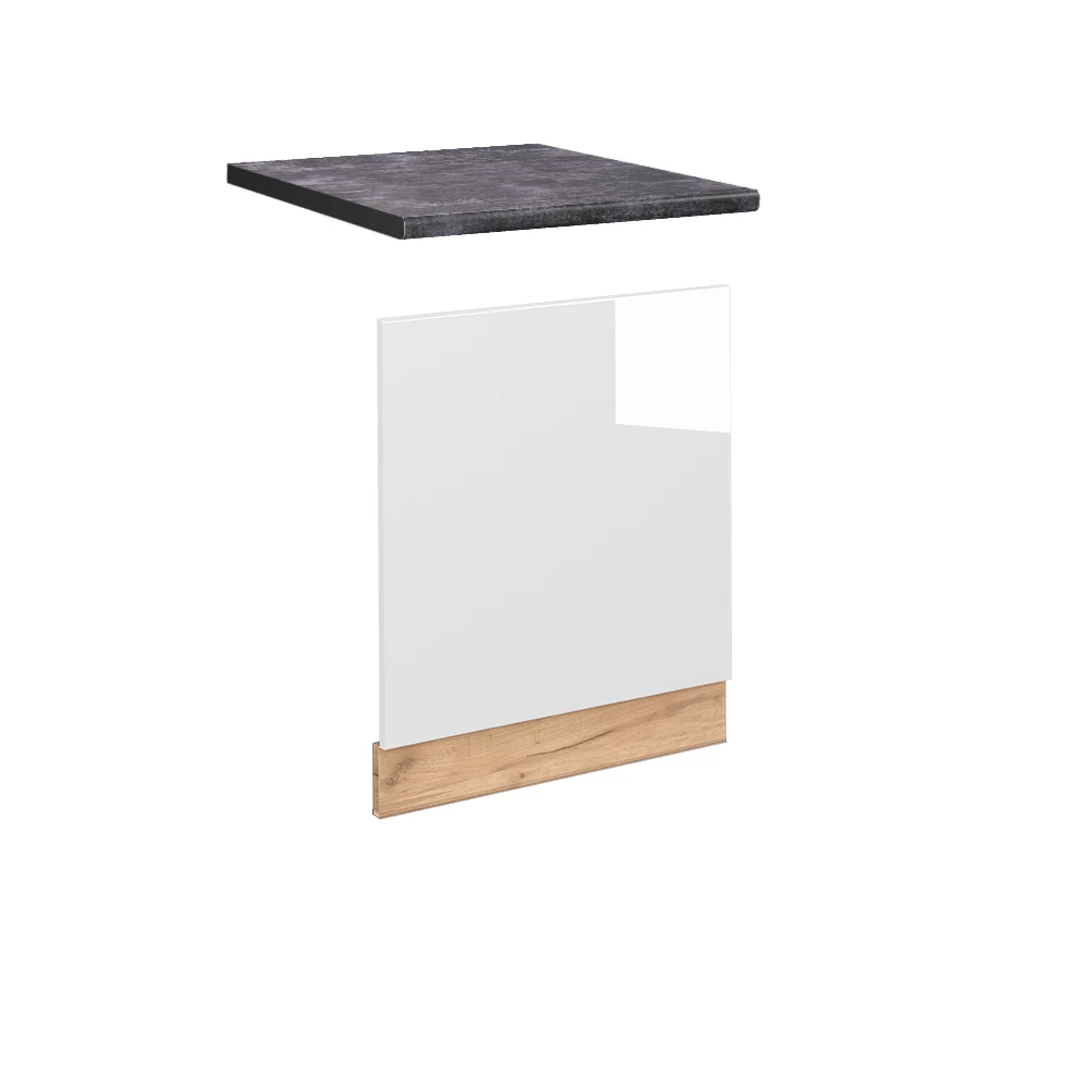 Frontpanel in Vit högblank on white background