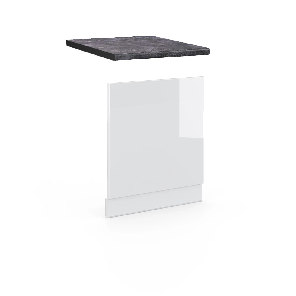 Pannello frontale in Bianco lucido su sfondo bianco