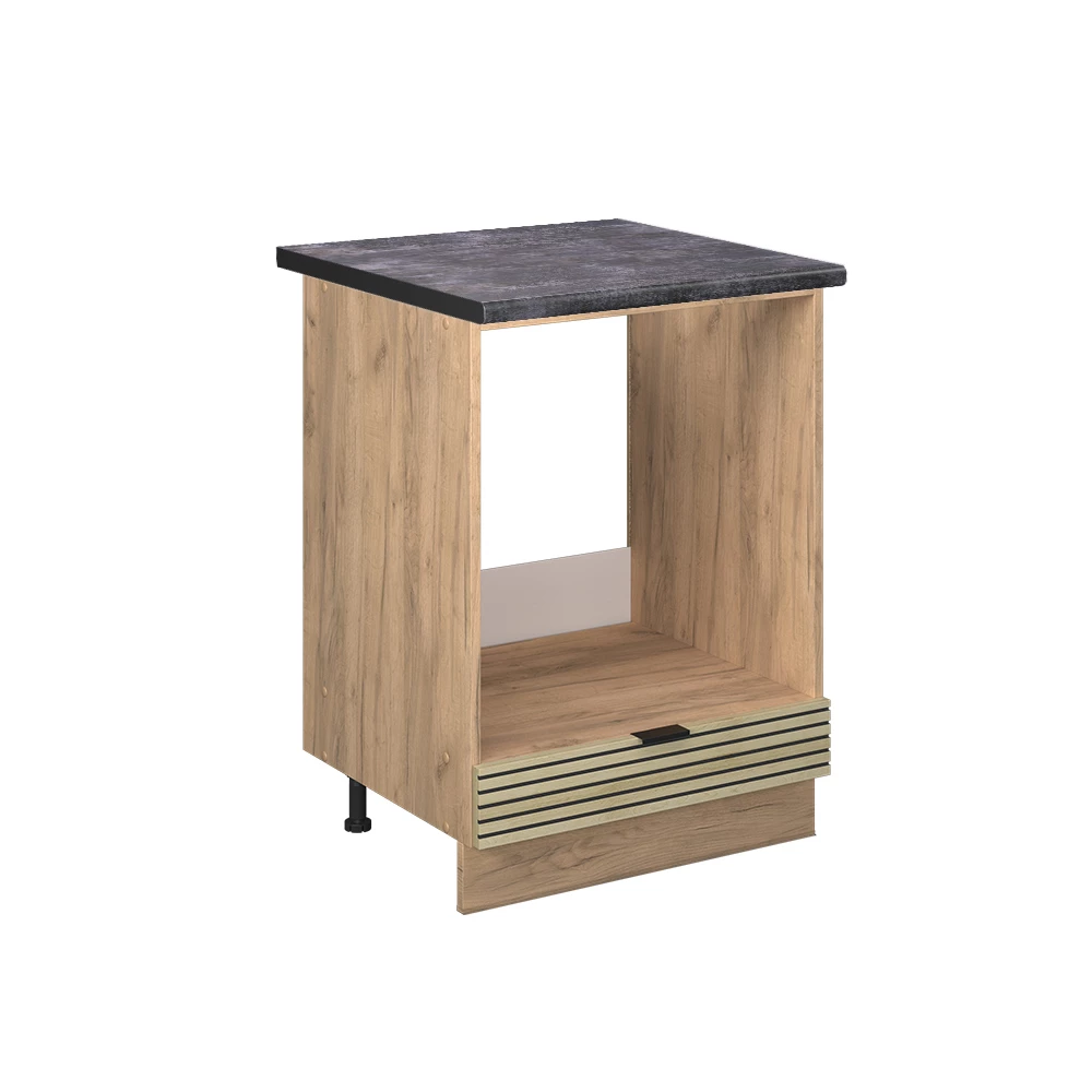 Vicco Uunin kotelokaappi Tammi paneeli 60cm, AP Antrasiitti, Fame-Line